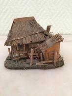 Miniatuur huisje in HOUT, Comme neuf, Enlèvement ou Envoi