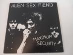 Vinyl LP Alien Sex Fiend Maximum Security New Wave Electro, Cd's en Dvd's, Ophalen of Verzenden, 12 inch, Alternative