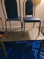 Onaangeroerde keukentafel van zeer hoge kwaliteit, Huis en Inrichting, Stoelen, Ophalen, Zo goed als nieuw, Blauw