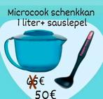 Microcook schenkkan 1L+ sauslepel Nieuw, Maison & Meubles, Cuisine| Tupperware, Enlèvement ou Envoi, Neuf