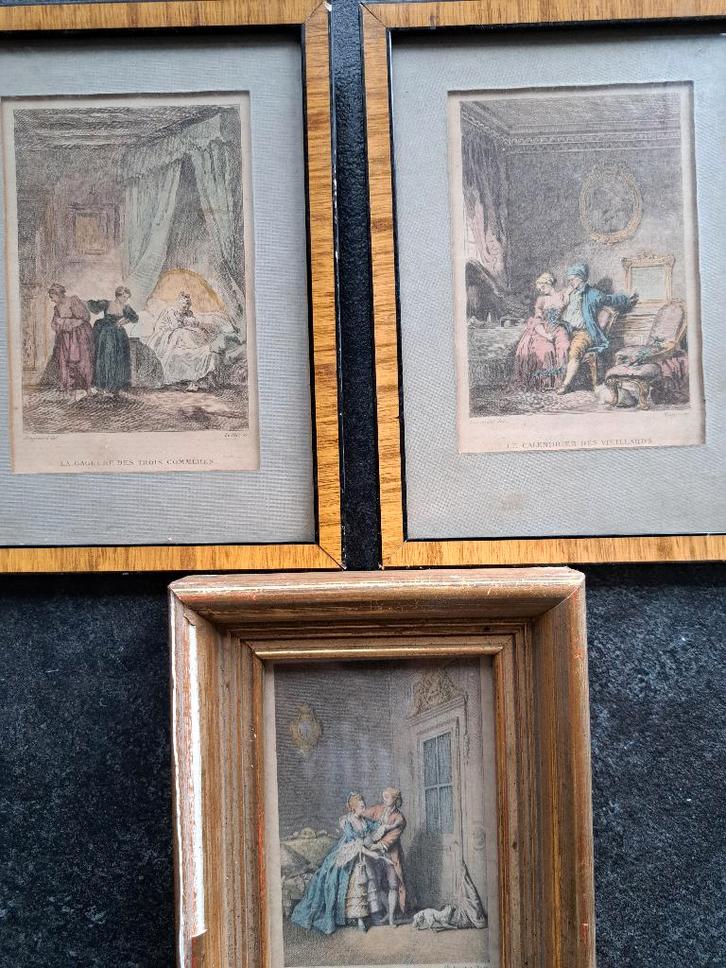 Freudeberg Dubouchet Sculp Mongin sculp Le Ral Fragorarel, Antiek en Kunst, Kunst | Etsen en Gravures, Ophalen of Verzenden