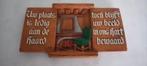 wanddecoratie met tekst – Kader met spreuk, Ophalen of Verzenden, Zo goed als nieuw