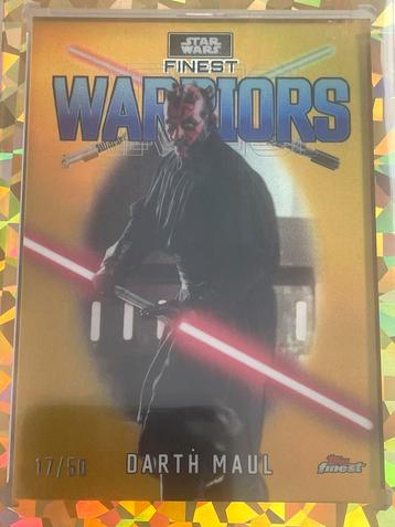 Topps Finest star wars Gold /50 Darth Maul beschikbaar voor biedingen