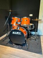 Mapex compleet drumstel+kruk+paiste, Musique & Instruments, Batteries & Percussions, Comme neuf, Enlèvement, Pearl