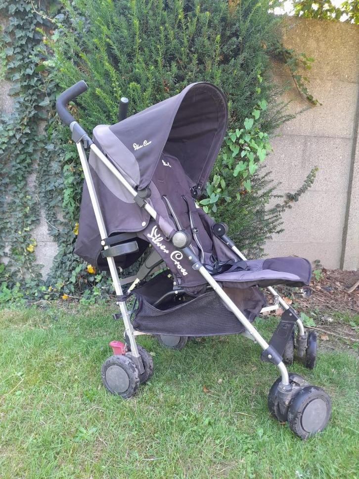 Plooibuggy Silver Cross, Kinderen en Baby's, Buggy's, Gebruikt, Overige merken, Verstelbare rugleuning, Zonnekap, Ophalen