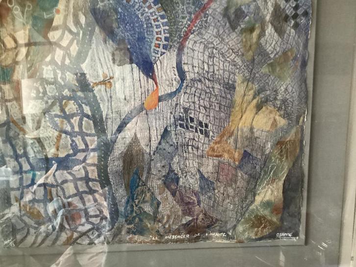 Le Messager de l'Infante getekend Osanne. 115/Ia., Antiek en Kunst, Kunst | Schilderijen | Modern, Ophalen