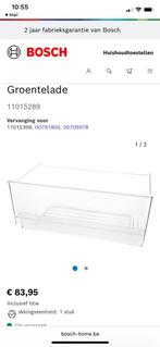 Groentelade voor bosch koelkast nr: 11015289, Elektronische apparatuur, Koelkasten en IJskasten, Ophalen of Verzenden, Nieuw
