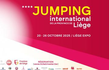 2 E-Tickets Jumping de Liége-le 23/10 beschikbaar voor biedingen