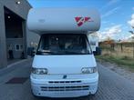 Fiat Ducato 2.5TDi Autostar 6 slaap Airco Gekeurd 2002, Chemisch toilet, Alkoof, Ringverwarming, Fiat