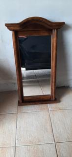 spiegel met houten kader, Antiek en Kunst, Ophalen