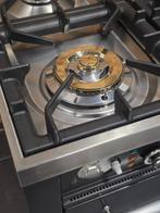 🔥Luxe Fornuis Boretti 90 cm antraciet + rvs 6 pits 1 oven, 60 cm of meer, Ophalen of Verzenden, Zo goed als nieuw, Energieklasse A of zuiniger