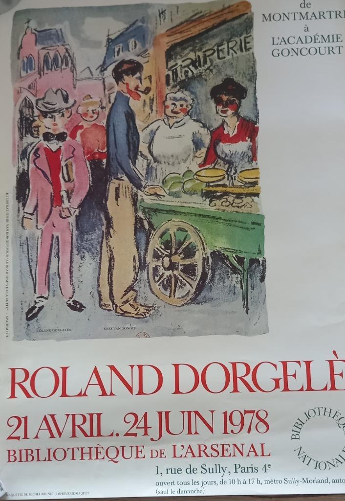 Kees Van Dongen Affiche "Au beau temps de la Butte", Antiek en Kunst, Kunst | Litho's en Zeefdrukken, Ophalen of Verzenden
