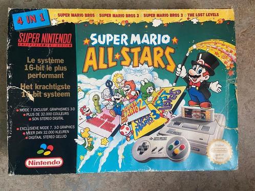 Snes console super Mario all stars Super Nintendo snes, Consoles de jeu & Jeux vidéo, Consoles de jeu | Nintendo Super NES, Enlèvement ou Envoi