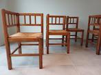 Vintage stoelen, Huis en Inrichting, Stoelen, Ophalen, Zo goed als nieuw, Hout, Vijf, Zes of meer stoelen