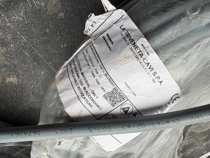 XVB 5G1.5 — 72 m elektrische kabel, Doe-het-zelf en Bouw, Elektriciteit en Kabels, Nieuw, Kabel of Snoer, Ophalen