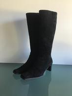 Gratis Verzenden | Luxe suede zwarte laarzen 37, Hoge laarzen, Verzenden, Zwart, Zo goed als nieuw