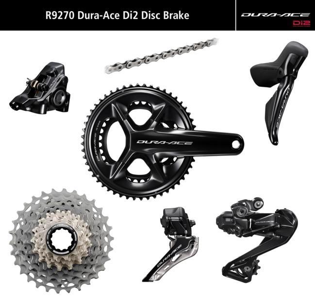 Nieuw - Shimano Dura Ace Di2 Disc R9270 Groepset 172.5, Vélos & Vélomoteurs, Vélos Pièces, Neuf, Vélo de course, Enlèvement