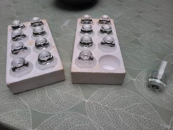 16 apero hapjes glaasjes tapas (zie foto's), Verre ou Verres, Comme neuf, Verre, Enlèvement