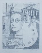 Jan Leenknegt (1950): August Vermeylen (51 x 60 cm), Antiek en Kunst, Ophalen of Verzenden