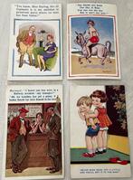 Setje Oude komische postkaarten, Verzamelen, Postkaarten | Themakaarten, 1940 tot 1960, Ophalen of Verzenden