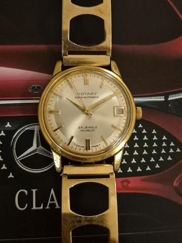Vintage horloge Rotary Super Automatic Swiss verzameling  beschikbaar voor biedingen