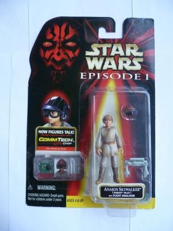 STARWARS EPISODE 1"ANAKIN SKYWALKER"MET COMMTECH CHIP1999 disponible aux enchères