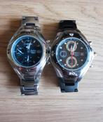 2x Pulsar 7T62 uitvoeringen, Staal, Gebruikt, Staal, Polshorloge