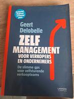 Zelfmanagement voor verkopers en ondernemers, Livres, Économie, Management & Marketing, Geert Delobelle, Comme neuf, Enlèvement