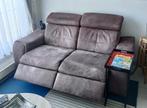 Canapé électrique deux relax en nubuck, Huis en Inrichting, Ophalen, Gebruikt