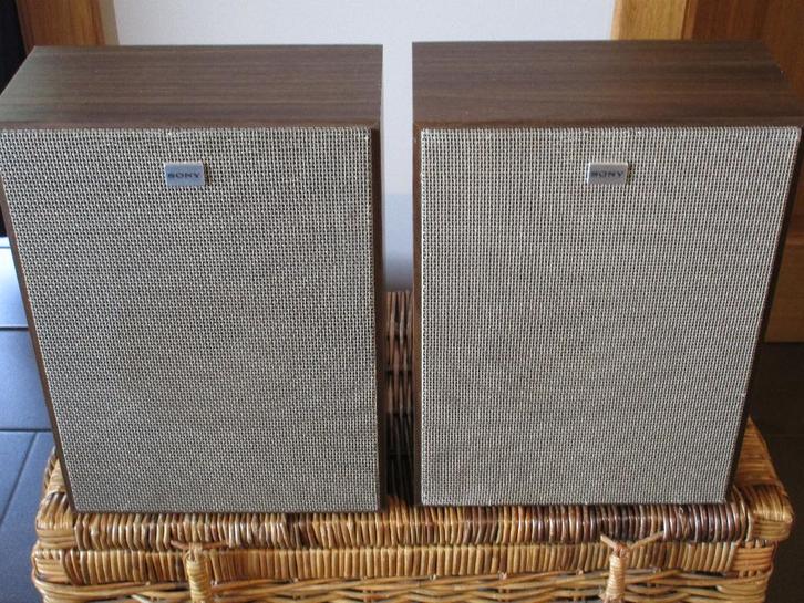 enceintes vintage SONY JAPAN, TV, Hi-fi & Vidéo, Enceintes, Sony, Enlèvement ou Envoi
