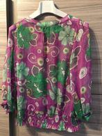 Lichte lila met groene blouse, maat 36, RUSSO CONTI, Vêtements | Femmes, Blouses & Tuniques, Enlèvement ou Envoi, Taille 36 (S)