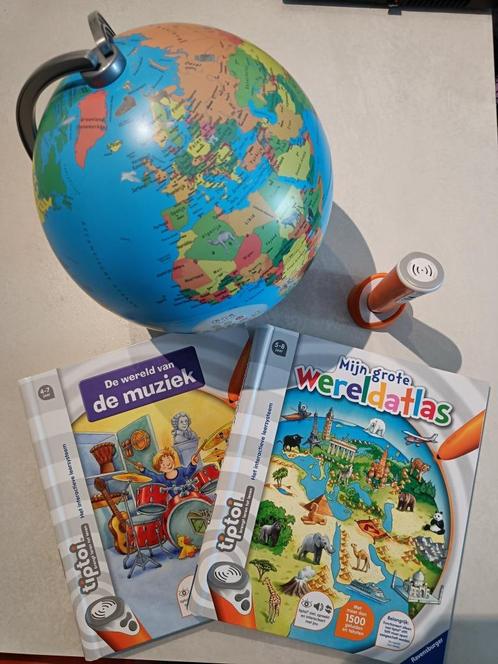 tip toi startersset "mijn grote wereldatlas" + tip toi werel, Enfants & Bébés, Jouets | Éducatifs & Créatifs, Comme neuf, Découverte