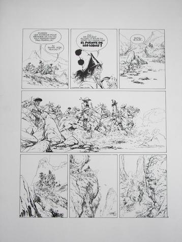 Reproducties stripplaten / reproductions planche BD W. Vance beschikbaar voor biedingen