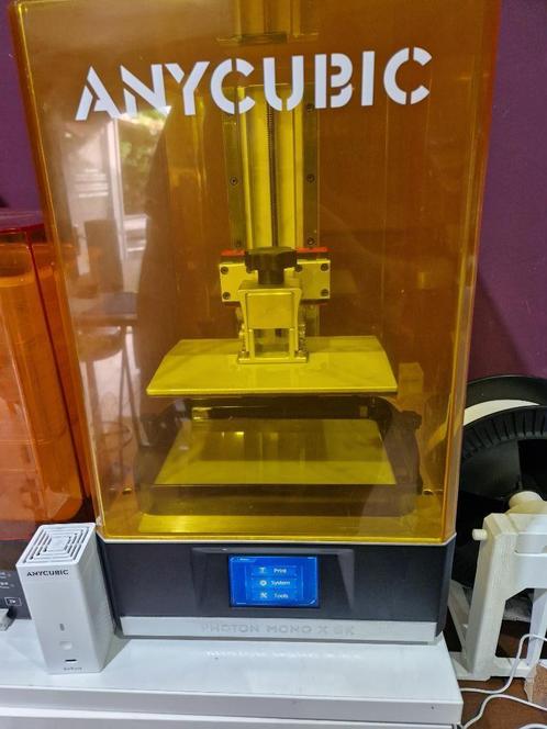AnyCubic Photon Mono X 6K resin printer + extra vat + FEP, Computers en Software, 3D Printers, Zo goed als nieuw, Ophalen