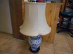 Vintage staande lamp met tekening, Huis en Inrichting, Minder dan 100 cm, Gebruikt, Ophalen of Verzenden