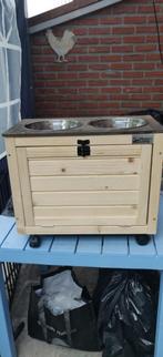 Voederbak voor de hond, Dieren en Toebehoren, Hondenvoerbakken en Drinkbakken, Ophalen, Zo goed als nieuw