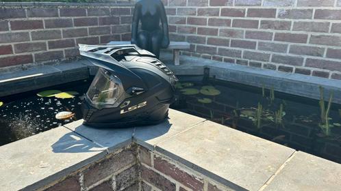 LS2 adventure helm, Fietsen en Brommers, Brommerhelmen, Zo goed als nieuw, Medium, Ophalen
