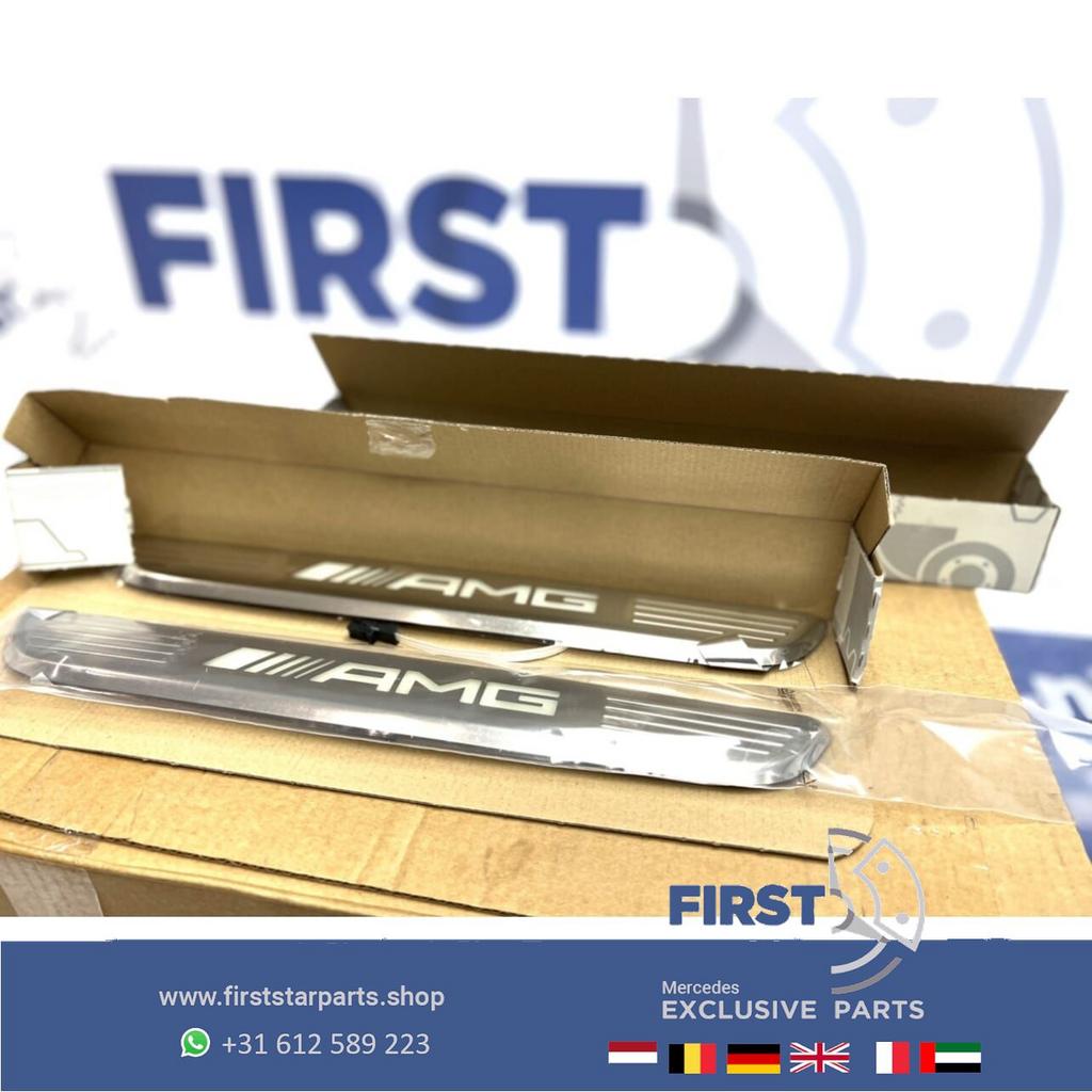 W205 C63 AMG verlichte LED instaplijsten dorpel lijst 205 63, Auto-onderdelen, Verlichting, Gebruikt, -, Ophalen of Verzenden