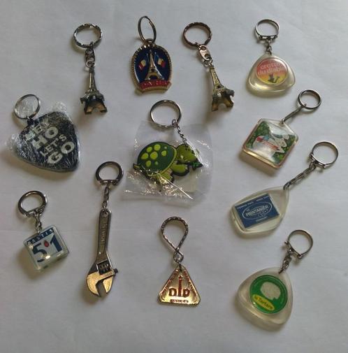 Lot de Porte-clés Vintage années 60 et autres, Verzamelen, Sleutelhangers, Zo goed als nieuw, Merk, Verzenden
