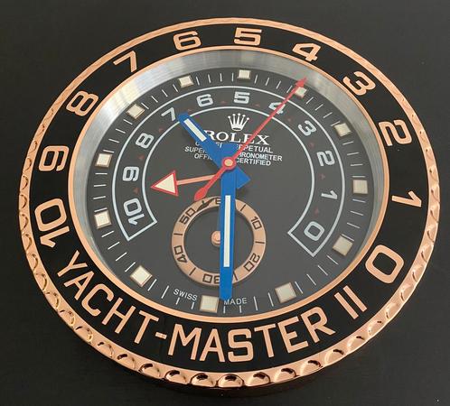 Rolex Yacht-Master II - Wandklok- Nieuw!, Maison & Meubles, Accessoires pour la Maison | Horloges, Neuf, Horloge murale, Enlèvement ou Envoi