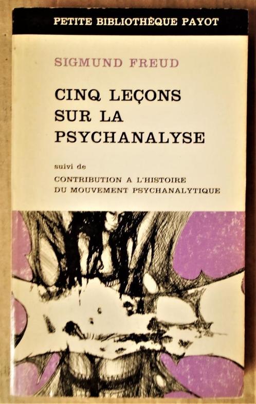 Cinq leçons sur la Psychanalyse ... - 1969 - Sigmund Freud, Boeken, Psychologie, Gelezen, Sociale psychologie, Verzenden