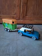playmobil auto en paardenkar, Ophalen, Gebruikt, Complete set