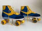 Vintage Jaren ’70 Blauwe en gele impag Rollerblades, Ophalen of Verzenden