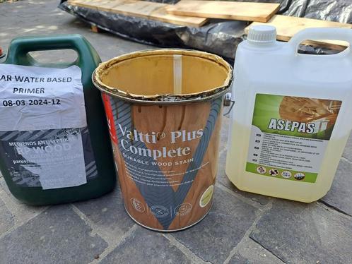houtbeits + houtprimer met schimmelwerend effect, Doe-het-zelf en Bouw, Verf, Beits en Lak, Nieuw, Beits, Ophalen