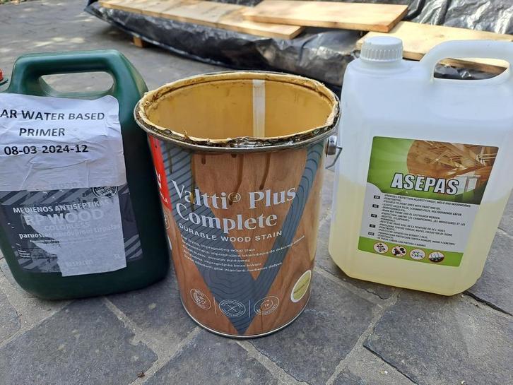 houtbeits + houtprimer met schimmelwerend effect, Doe-het-zelf en Bouw, Verf, Beits en Lak, Nieuw, Beits, Ophalen