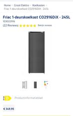 Koelkast Friac in nieuwstaat, 200 litres ou plus, 60 cm ou plus, Sans bac à congélation, Comme neuf