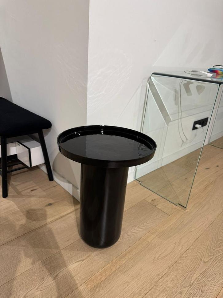 Shiny Bomb Ø 40 cm Zwart, Huis en Inrichting, Tafels | Sidetables, Zo goed als nieuw, Ophalen