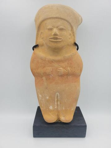 pre-columbian Jama-Coaque beeld 24cm !! autenthiek stuk beschikbaar voor biedingen