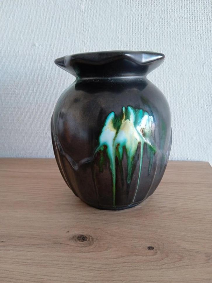 Vintage keramische Art Deco Vaas, Antiek en Kunst, Antiek | Vazen, Ophalen of Verzenden