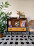 Vintage sixties platenspeler meubel | kast | retro, Ophalen, Gebruikt